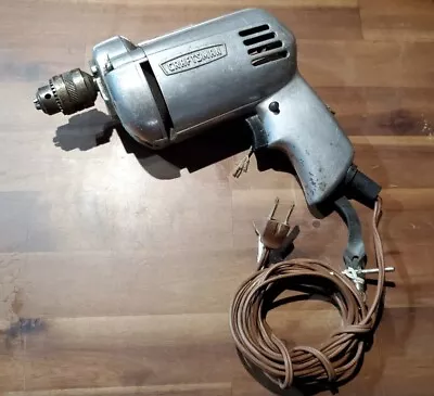 Vintage Craftsman Electric Drill 1/4” With Chuck • $24.99