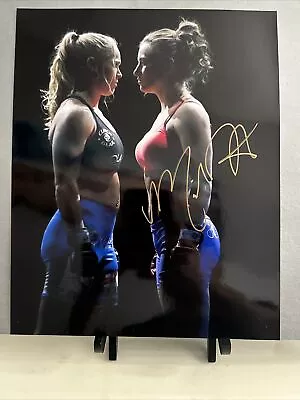 Miesha Tate Signed Autograph 8x10 MMA UFc Womens Champion Fighter Hot Sexy • $55