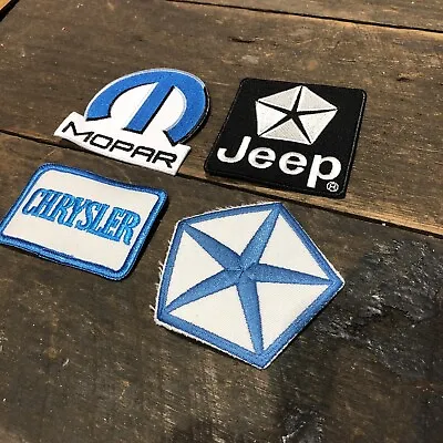 Chrysler Mopar Dodge Lot Of 4 Iron On Patches  • $20