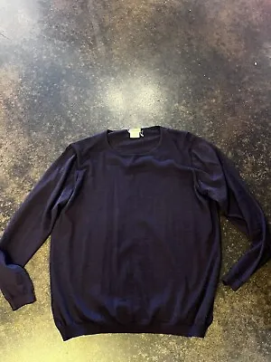 Malo Purple Cashmere Silk Crewneck M • $105