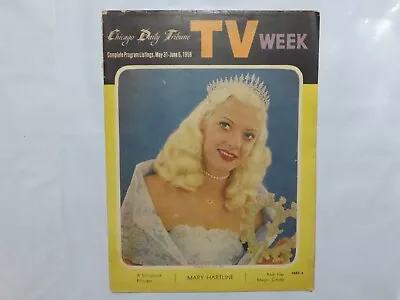 TV Week Chicago Tribune 1958 May Mary Hartline Magic Castle Princess AU • $59.99