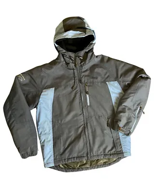 Vintage Abercrombie A92 Mens Insulated Ski Snow Hooded Jacket Size M Zip Front • $124.88