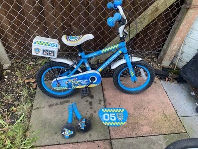 KIDS/ CHILD APOLLO POLICE PATROL BIKE *Untested* • £4.99