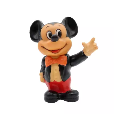 Vintage Mickey Mouse Coin Bank Plastic 6 Inch Hong Kong Walt Disney Productions • $19.76