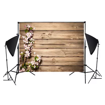 Vinyl Photo Backdrop Brick Wood Floor Photography Background Video Studio Tool • $5.79