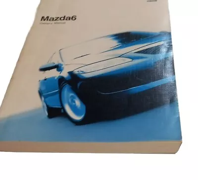 MAZDA 6  GGL Owners Manual Service Workshop Dealership Book Car Manual  • $24.38
