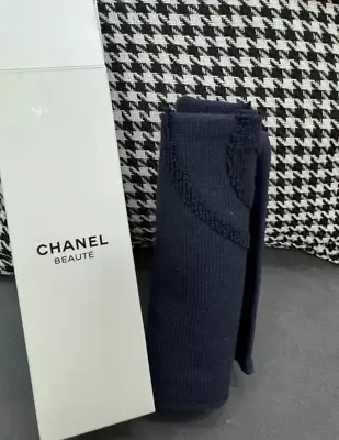 Chanel Beauty Navy Bleu Face Hand Towel 30cm X 30 Cm New Box VIP Gift • £33.75