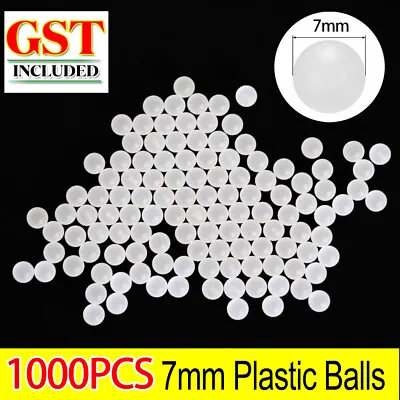 500-1000pcSolid Plastic Balls 7mm Diameter Precision Roller Bearing Transmission • $20.74
