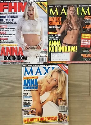 Anna Kournikova Maxim/FHM 2001-2004 • $10