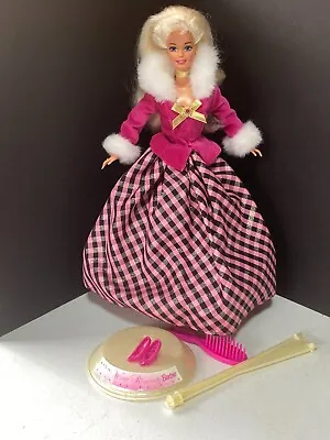$12 • Buy 1996 Avon Winter Rhapsody Barbie Displayed By An Adult Collector No Box