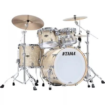 TAMA Starclassic Walnut/Birch 4-Piece Shell Pack W/22  Bass Vintage Marine Pearl • $1999.99