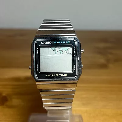 Vintage Casio A300u 643 World Time 1987 • $89