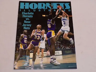 Charlotte Hornets Illustrated Magazine October 21 1989 New Jersey Jets LA Lakers • $14.99