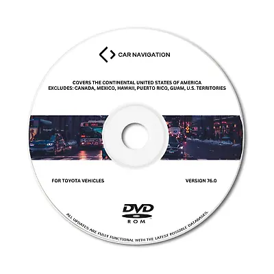 For Toyota 4Runner 2010-2013 Navigation DVD For U9A Gen6 18.1 Update • $27.99