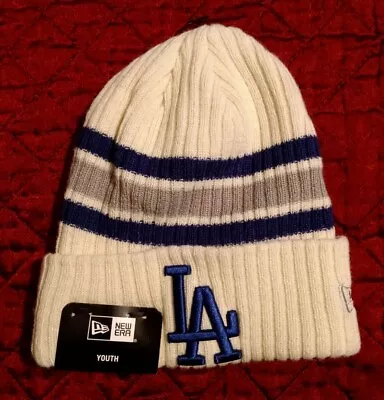 L.A. Dodgers. New Era. Knit Beanie. Youth Size. NWT • $18