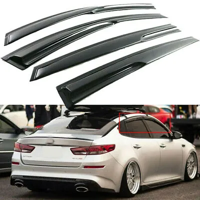 For 2011-2015 KIA Optima JDM Mugen Style Window Vent Visor Rain Guards Deflector • $24.99