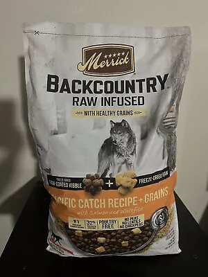 Merrick Backcountry Raw Infused Healthy Grains Pacific Catch 20 Pounds • $74.99