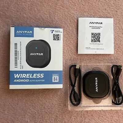 Android Auto Wireless Adapter Dual-core 5G Chip (Upgraded) Anyfar B4 Dongle • $42