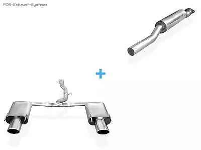 Stainless Duplex Performance Exhaust System From Cat Saab 9-5 YS3G Per 140x90mm • $1330.68