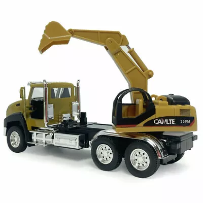 Construction Engineering Truck Model Car Diecast Kids Toy Gift Pull Back 1/50 B • $26.28