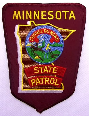 Minnesota State Patrol Embroidered Uniform Patch - 5  X 4  - New • $5