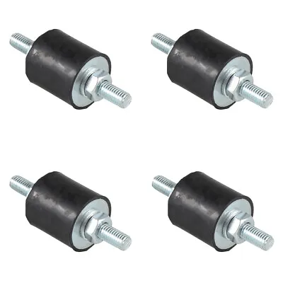 4pcs M8 Anti-Vibration Rubber Isolator Mounts With Studs Shock Absorber 0.31  • $11.99