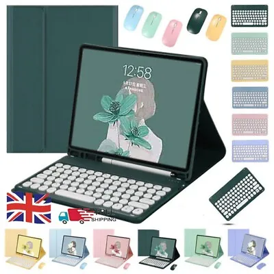 Wireless Keyboard Mouse Case Cover For Samsung Galaxy Tab A9 8.7  X110 Tablet • £9.71