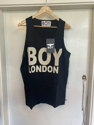 £9.50 • Buy Boy London Og Vintage Black Vest Unisex Onesize Selfridges Punk