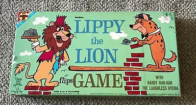 Transogram  Lippy The Lion  Flips Game  Hanna Barbera  1962  Hardy Har Har • $125