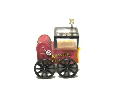 Lemax Christmas Village Roasted Chestnuts Vendor Cart Spoke Wheels • $24.32