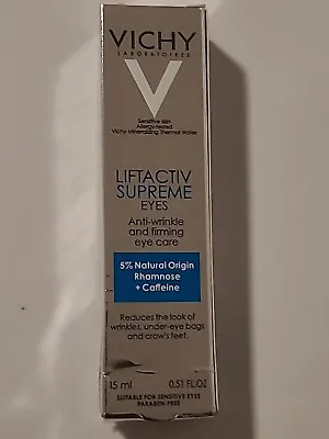 Vichy Liftactiv Supreme Eyes Anti-Wrinkle And Firming Eye Care 15ml Exp: 2025 • $22