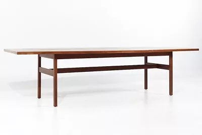 Jens Risom Mid Century 10 Foot Walnut Dining Table • $5595