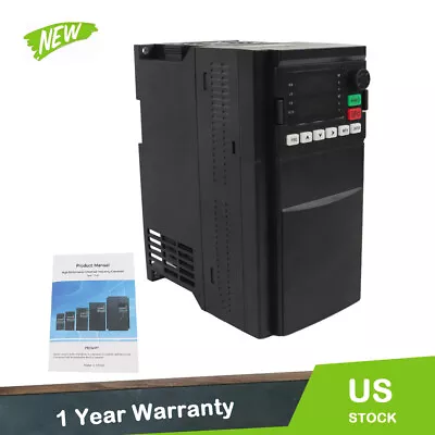 1-3 Phase Converter 5.5KW 7.5HP Variable Frequency Drive VFD 220V AC New • $205