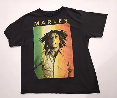  Bob Marley Crew - Zion- Adult XL Tee Shirt Black Rasta Color Graphic Music • $9.99