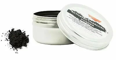 Activated Charcoal Powder100% Natural For Teeth Whitening 1 Tin Of  25g • £6