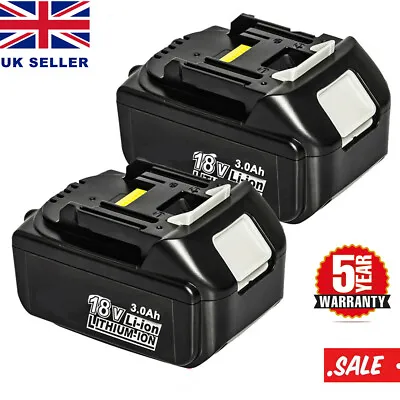 2X For Makita 18V Battery 3.0Ah BL1830 BL1850 BL1860 For LXT Cordless Tools • £28.89