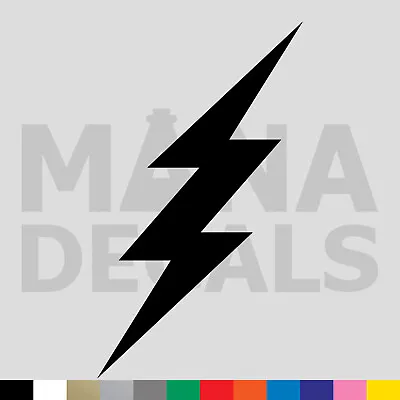 Lightning Bolt Vinyl Die Cut Decal Sticker - Shock Electric Power Charge • $2.99