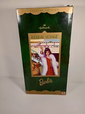 Vintage 1997 Hallmark Special Edition Holiday Homecoming Voyage Barbie NIB • $30