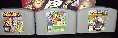 $375 • Buy Pristine N64 Super Smash Bros, Mario Kart, Super Mario 64, Pokemon Stadium