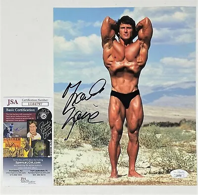 Frank Zane Signed 8x10 Photo 3x Mr Olympia Jsa Coa Arnold Schwarzenegger B • £93.97