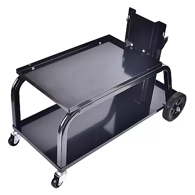 Welding Cart With Wheels & Tank Storage For TIG MIG Welder Plasma Cutter 110Lbs • $73.52