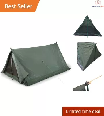 Lightweight 2 Person Camping Tent - Easy Setup Aluminum Poles Compact Size • $56.99