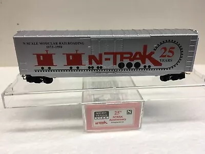 N Scale Micro Trains MTL Sp Run 98-77 N-TRAK 25th Anniversary Box Car • $24.50