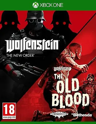Wolfenstein The New Order / The Old Blood BUNDLE Xbox One EXCELLENT Condition • $50.82