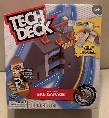Tech Deck SK8 Garage Park Creator Skatepark Ramp Set W/ Exclusive Board.  NEW • $8.88