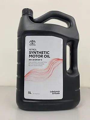 $62 • Buy Toyota 0w-20 Engine Oil 0888084414 5 Litre Container  0888084414 