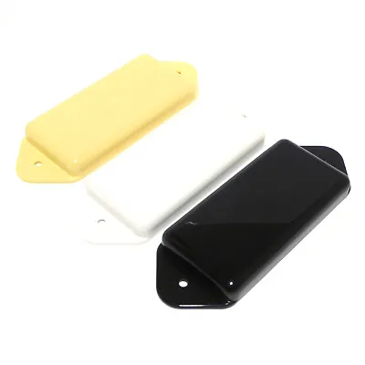 Guitar Pickup Covers Solid P90 Soapbar Black White Or Ivory With Lugs / Dog Ear • £2.95