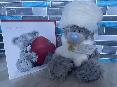 New 8” Me To You Bear Wearing ‘with Love’ Tag & Free Valentines Day Card Rrp £19 • £10.99
