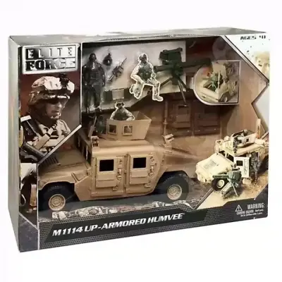 BBI Army Humvee M1114 ARMORED HUMVEE 1/18 Vehicle Apply To 3.75″ Joytoy Soldier • $149.99