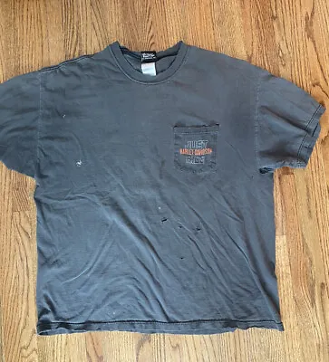 $20 • Buy Black Vintage Harley-Davidson Charleston SC T-shirt